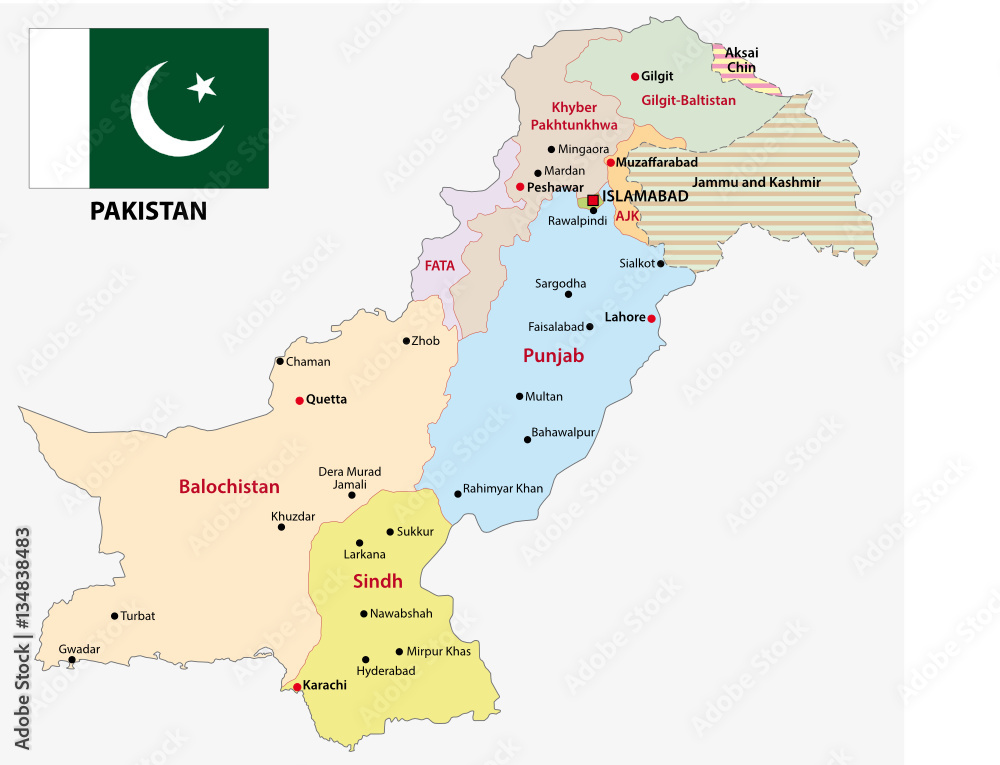 Picture of Pakistan map, car seat covers Pakistan